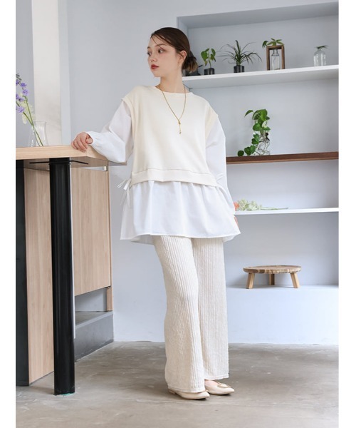 fifth(フィフス)の「リラックスプリーツパンツ(その他パンツ・レディース・ブルー系その他/アイボリー/ブラック・M)」の13枚目の写真