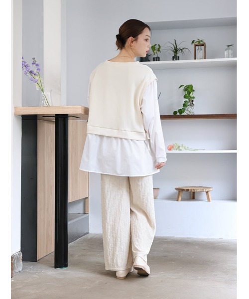fifth(フィフス)の「リラックスプリーツパンツ(その他パンツ・レディース・ブルー系その他/アイボリー/ブラック・M)」の14枚目の写真