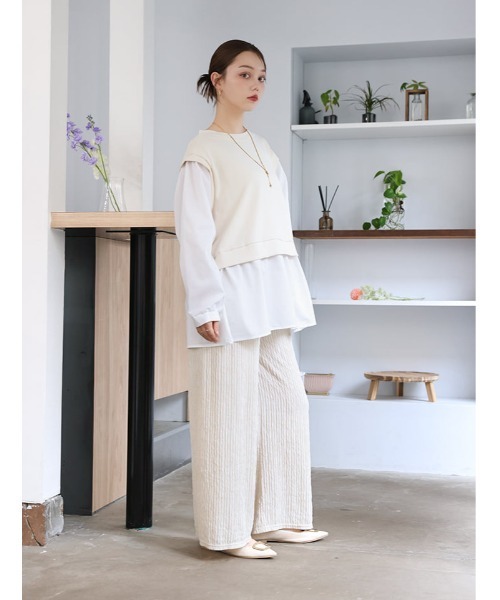 fifth(フィフス)の「リラックスプリーツパンツ(その他パンツ・レディース・ブルー系その他/アイボリー/ブラック・M)」の11枚目の写真