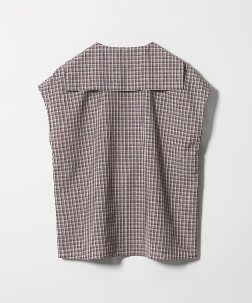 Steven Alan(スティーブンアラン)の「<Steven Alan>チェック ショートスリーブ シャツ(シャツ/ブラウス・レディース・ライトブルー/ブラウン・M/S)」の10枚目の写真