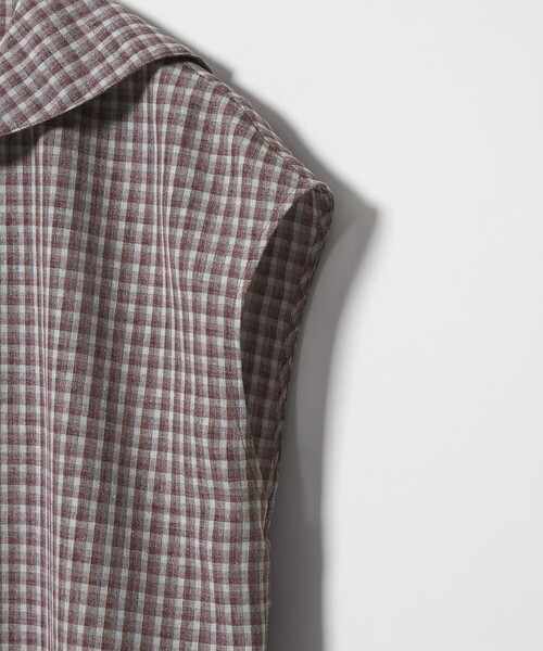 Steven Alan(スティーブンアラン)の「<Steven Alan>チェック ショートスリーブ シャツ(シャツ/ブラウス・レディース・ライトブルー/ブラウン・M/S)」の12枚目の写真