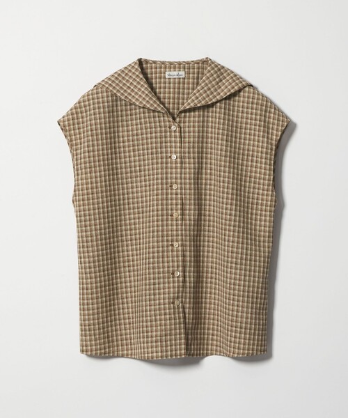 Steven Alan(スティーブンアラン)の「<Steven Alan>チェック ショートスリーブ シャツ(シャツ/ブラウス・レディース・ライトブルー/ブラウン・M/S)」の15枚目の写真