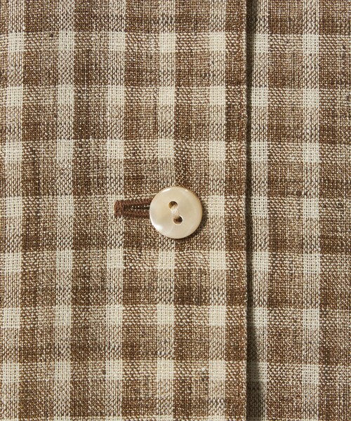 Steven Alan(スティーブンアラン)の「<Steven Alan>チェック ショートスリーブ シャツ(シャツ/ブラウス・レディース・ライトブルー/ブラウン・M/S)」の17枚目の写真