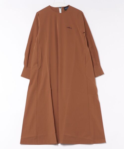 THOUSAND MILE(サウザンドマイル)の「【THOUSAND MILE】4Way Strech LONG SLEEVE OnePiece UVカット/撥水/機能素材(ワンピース・レディース・チャコールグレー/キャメル/ブラック・FREE)」の3枚目の写真