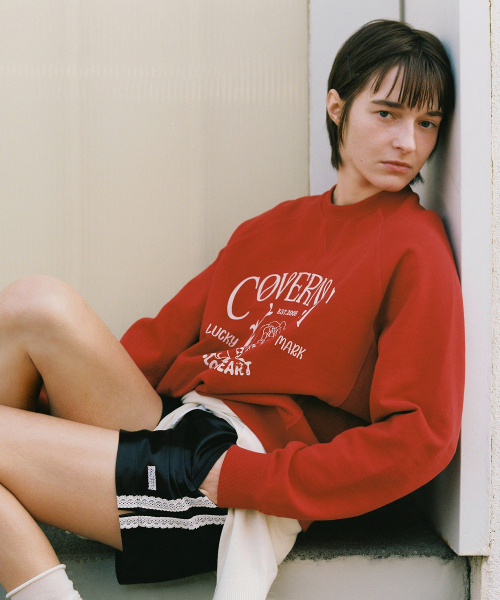 COVERNAT WOMAN(カバーナットウーマン)の「ウィメンズヴィンテージグラフィックスウェットシャツRed(スウェット・レディース・その他・WM/WS)」の4枚目の写真