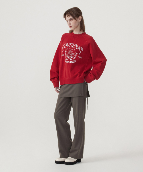 COVERNAT WOMAN(カバーナットウーマン)の「ウィメンズヴィンテージグラフィックスウェットシャツRed(スウェット・レディース・その他・WM/WS)」の7枚目の写真