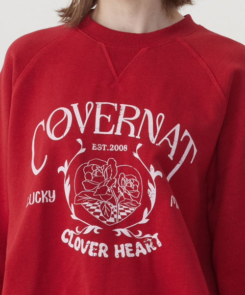 COVERNAT WOMAN(カバーナットウーマン)の「ウィメンズヴィンテージグラフィックスウェットシャツRed(スウェット・レディース・その他・WM/WS)」の9枚目の写真