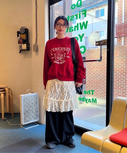 COVERNAT WOMAN(カバーナットウーマン)の「ウィメンズヴィンテージグラフィックスウェットシャツRed(スウェット・レディース・その他・WM/WS)」の14枚目の写真