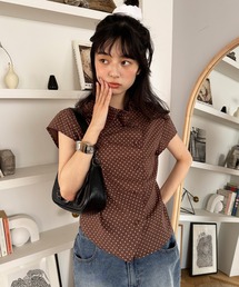 gather design shirt blouse / ギャザーデザインブラウス