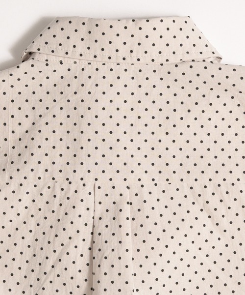 MUHET（ミュエータ）の「gather design shirt blouse / ギャザーデザインブラウス（シャツ/ブラウス・レディース・ベージュ/ライトブルー/ブラック・FREE）」の11枚目の写真