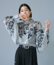 HARE（ハレ）の「アートフラワーガラシアーシャツLS(HARE)（シャツ/ブラウス）」