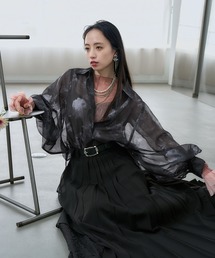 HARE | アートフラワーガラシアーシャツLS(HARE)(シャツ/ブラウス)