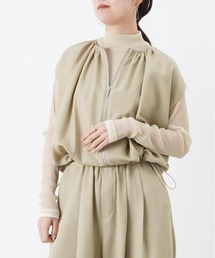 LUCA/LADY LUCK LUCA（ルカ/レディラックルカ）の「LC/LLL ラメシアーハイネックプルオーバー（Tシャツ/カットソー）」