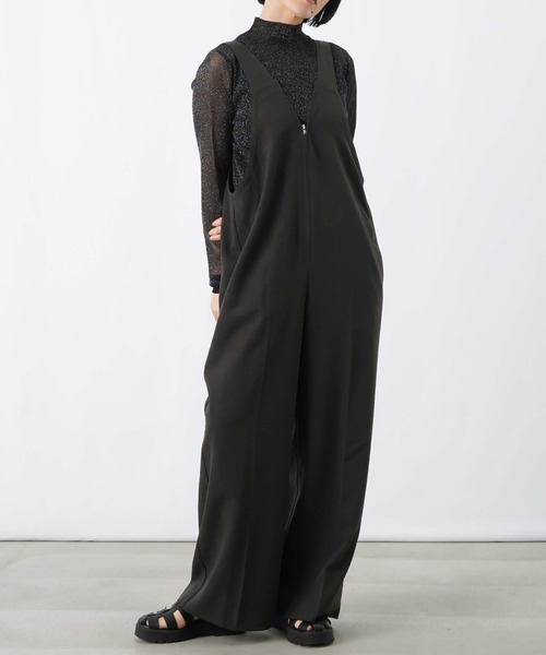 LUCA/LADY LUCK LUCA（ルカ/レディラックルカ）の「LC/LLL ラメシアーハイネックプルオーバー（Tシャツ/カットソー・レディース・カーキ/ブルー/グレー/ブラック/アイボリー・FREE）」の6枚目の写真