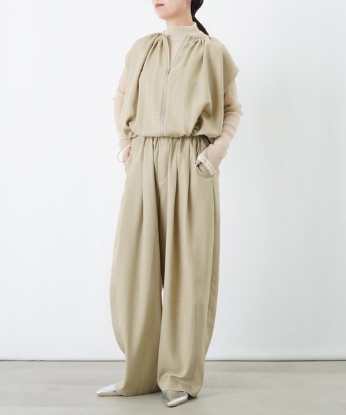 LUCA/LADY LUCK LUCA（ルカ/レディラックルカ）の「LC/LLL ラメシアーハイネックプルオーバー（Tシャツ/カットソー・レディース・カーキ/ブルー/グレー/ブラック/アイボリー・FREE）」の15枚目の写真