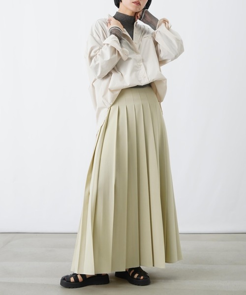 LUCA/LADY LUCK LUCA（ルカ/レディラックルカ）の「LC/LLL ラメシアーハイネックプルオーバー（Tシャツ/カットソー・レディース・カーキ/ブルー/グレー/ブラック/アイボリー・FREE）」の18枚目の写真