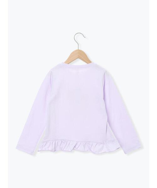 Samansa Mos2 Lagom(サマンサモスモスラーゴム)の「ネコさがら刺繍ロンT(Tシャツ/カットソー・キッズ・ミント/ラベンダー・130/95/120/110/100)」の9枚目の写真