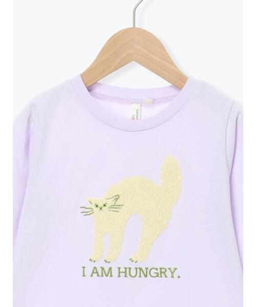 Samansa Mos2 Lagom(サマンサモスモスラーゴム)の「ネコさがら刺繍ロンT(Tシャツ/カットソー・キッズ・ミント/ラベンダー・130/95/120/110/100)」の10枚目の写真