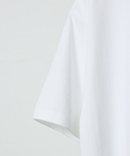 NUMBER (N)INE(ナンバーナイン)の「SMOOTH COTTON EMBROIDERY POCKET TUBE T-SHIRT / スムース コットン ロゴ刺繍 ポケット チューブ Tシャツ(Tシャツ/カットソー・メンズ・ホワイト/ブラック・2/3/4)」の6枚目の写真