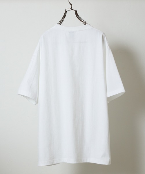 NUMBER (N)INE(ナンバーナイン)の「SMOOTH COTTON EMBROIDERY POCKET TUBE T-SHIRT / スムース コットン ロゴ刺繍 ポケット チューブ Tシャツ(Tシャツ/カットソー・メンズ・ホワイト/ブラック・2/3/4)」の8枚目の写真