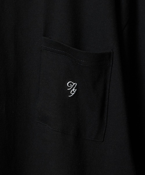 NUMBER (N)INE(ナンバーナイン)の「SMOOTH COTTON EMBROIDERY POCKET TUBE T-SHIRT / スムース コットン ロゴ刺繍 ポケット チューブ Tシャツ(Tシャツ/カットソー・メンズ・ホワイト/ブラック・2/3/4)」の11枚目の写真