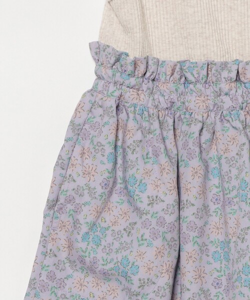 BEAMS mini（ビームスミニ）の「フラワー 切替 ノースリーブ ワンピース 2026SS（90～150cm）子供服 夏物 まとめ買い キッズ プチプラ 定番（ワンピース・キッズ・オレンジ系その他4/ネイビー/ホワイト系その他3・90/100/110/120/130/150/140）」の16枚目の写真