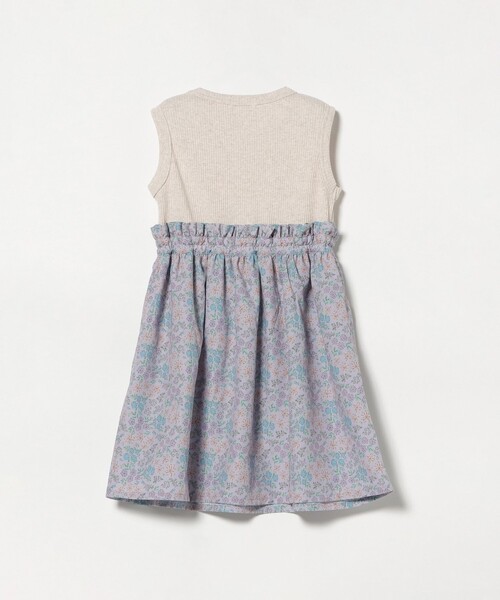 BEAMS mini（ビームスミニ）の「フラワー 切替 ノースリーブ ワンピース 2026SS（90～150cm）子供服 夏物 まとめ買い キッズ プチプラ 定番（ワンピース・キッズ・オレンジ系その他4/ネイビー/ホワイト系その他3・90/100/110/120/130/150/140）」の17枚目の写真