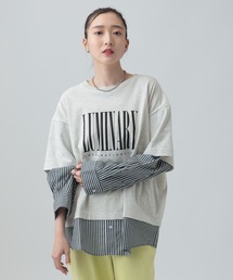 LEPSIM | 布帛レイヤードBIGTEE　645476(Tシャツ/カットソー)