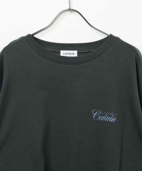 LEPSIM 布帛レイヤードBIGTEE  グレー LEPSIM｜布帛レイヤードBIGTEE | Rakuten Fashion(楽天ファッション