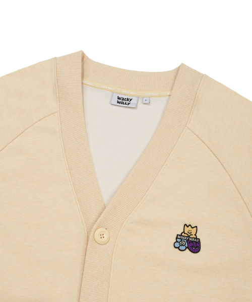 Wacky WiLLy（ワッキーウィリー）の「Vネックカーディガンイエロー（カーディガン/ボレロ・レディース・その他・MEDIUM/LARGE/X-LARGE/SMALL）」の4枚目の写真
