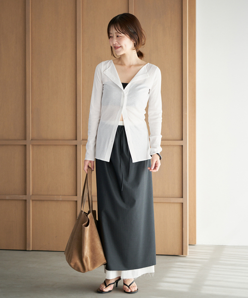 C/Cuナノシア 2way ロンT（Tシャツ/カットソー）｜Plage（プラージュ