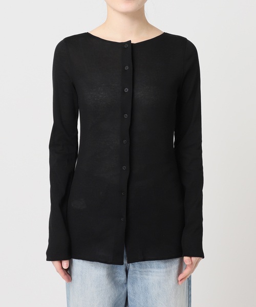 plage(プラージュ)の「C/Cuナノシア 2way ロンT(Tシャツ/カットソー・レディース・ホワイト/ブラウン/ブラック・FREE)」の14枚目の写真