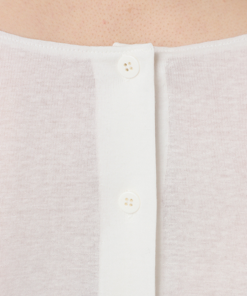 plage(プラージュ)の「C/Cuナノシア 2way ロンT(Tシャツ/カットソー・レディース・ホワイト/ブラウン/ブラック・FREE)」の9枚目の写真