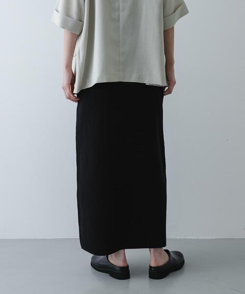SENSE OF PLACE by URBAN RESEARCH(センスオブプレイスバイアーバンリサーチ)の「『洗濯可』スウェットライクニットスカート(スカート・レディース・グレー・ONE)」の8枚目の写真