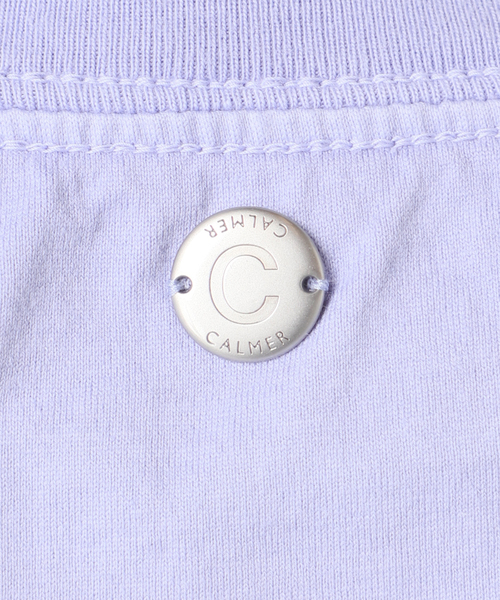 CALMER（カルメール）の「NATURAL DYE LONG T-Shirt / ナチュラルダイロング（Tシャツ/カットソー・レディース・サックスブルー/ホワイト/チャコールグレー・FREE）」の10枚目の写真