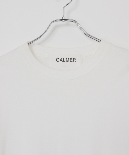 CALMER（カルメール）の「NATURAL DYE LONG T-Shirt / ナチュラルダイロング（Tシャツ/カットソー・レディース・サックスブルー/ホワイト/チャコールグレー・FREE）」の13枚目の写真