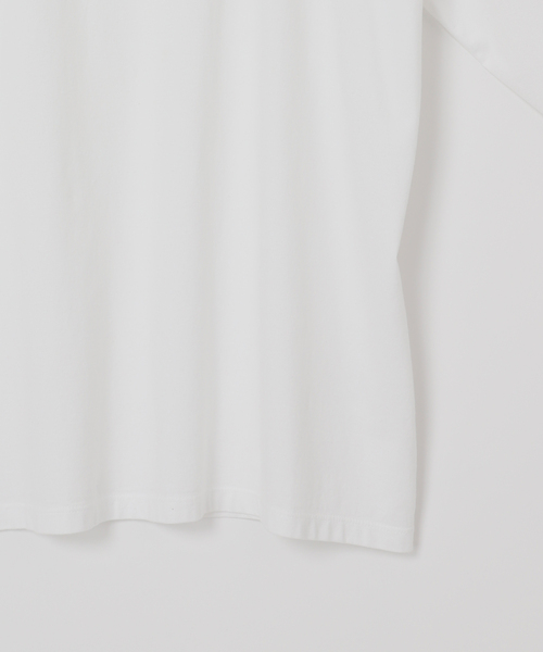 CALMER（カルメール）の「NATURAL DYE LONG T-Shirt / ナチュラルダイロング（Tシャツ/カットソー・レディース・サックスブルー/ホワイト/チャコールグレー・FREE）」の15枚目の写真