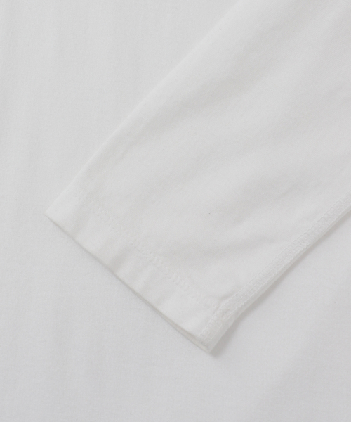 CALMER（カルメール）の「NATURAL DYE LONG T-Shirt / ナチュラルダイロング（Tシャツ/カットソー・レディース・サックスブルー/ホワイト/チャコールグレー・FREE）」の18枚目の写真