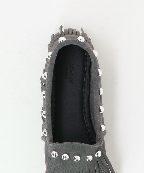 PELLICO SUNNY(ペリーコサニー)の「<PELLICO SUNNY> FRINGESLP(モカシン/デッキシューズ・レディース・グレー系/ライトピンク・36/39/37/38)」の8枚目の写真