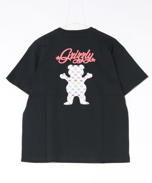 GRIZZLY(グリズリー)の「【ムラサキスポーツ限定】GRIZZLY/グリズリー 半袖 Tシャツ PUZZLE ARTWORK BEAR SST G26SS-2433(Tシャツ/カットソー・レディース・ホワイト/ブラック・L/M)」の4枚目の写真