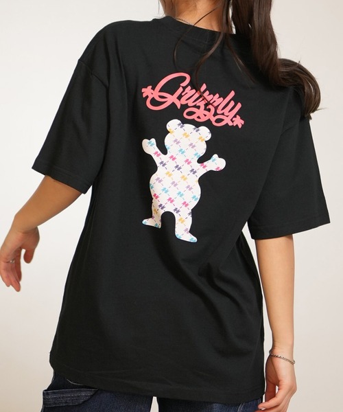 GRIZZLY(グリズリー)の「【ムラサキスポーツ限定】GRIZZLY/グリズリー 半袖 Tシャツ PUZZLE ARTWORK BEAR SST G26SS-2433(Tシャツ/カットソー・レディース・ホワイト/ブラック・L/M)」の2枚目の写真