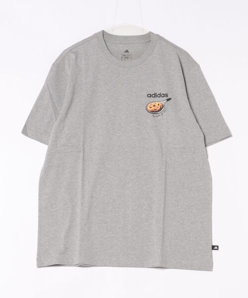 adidas(アディダス)の「《adidas》MCOOKIETシャツ(Tシャツ/カットソー・メンズ・ヘザーグレー/オフホワイト・XL/L/M/S/2XL)」の2枚目の写真