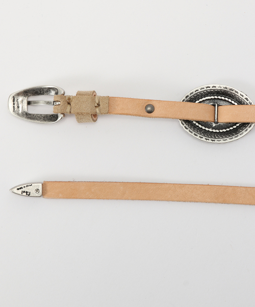 Puntovita(プントヴィータ)の「【PUNTOVITA/プントヴィータ】CONCHO SUEDE BELT(ベルト・レディース・ベージュ・80/85)」の14枚目の写真
