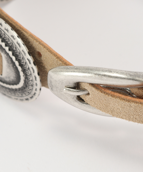 Puntovita(プントヴィータ)の「【PUNTOVITA/プントヴィータ】CONCHO SUEDE BELT(ベルト・レディース・ベージュ・80/85)」の16枚目の写真