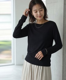 STYLE DELI | やわらかボートネックカットソートップス(Tシャツ/カットソー)