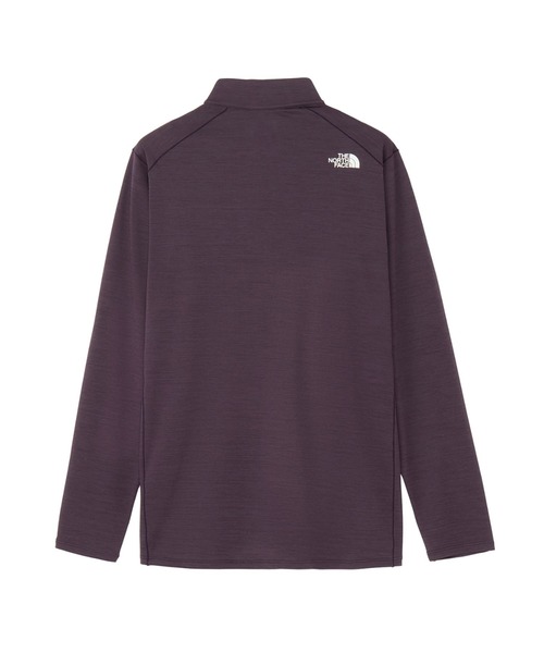 THE NORTH FACE(ザノースフェイス)の「ザ ノース フェイス THE NORTH FACE L/S FLASHDRY 3D Zip Up ロングスリーブフラッシュドライスリーディージップアップ(Tシャツ/カットソー・メンズ・チャコールグレー/ダークパープル・M/LL/L)」の3枚目の写真