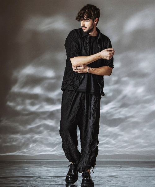 NO ID.（ノーアイディ）の「【NO ID.】Washer Big Shirt / ワッシャー ビッグ シャツ（シャツ/ブラウス・メンズ・ホワイト/ブラック/ブルーグレー・ONE SIZE）」の10枚目の写真