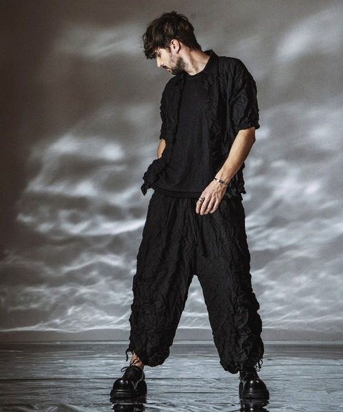 NO ID.（ノーアイディ）の「【NO ID.】Washer Big Shirt / ワッシャー ビッグ シャツ（シャツ/ブラウス・メンズ・ホワイト/ブラック/ブルーグレー・ONE SIZE）」の15枚目の写真