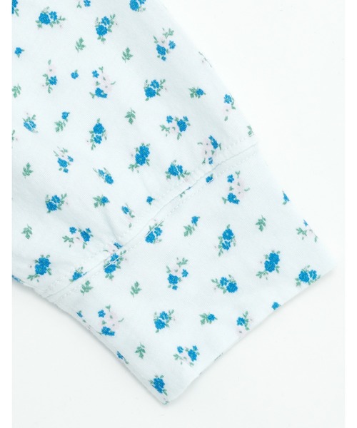 Little sunny bite(リトルサニーバイト)の「★Little sunny bite★ floral light hoodie(パーカー・レディース・サックスブルー/ホワイト/ピンク・MEDIUM/SMALL)」の13枚目の写真