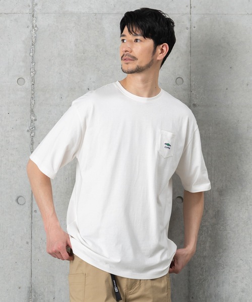 J.J camp(ジェイジェイキャンプ)の「J.J CAMP 防蚊・防汚・UVカット ペンギンプリントTシャツ(Tシャツ/カットソー・メンズ・オレンジ/ライトイエロー/ホワイト・XL/M/L/S/XS)」の14枚目の写真